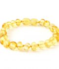 transparent amber children bracelet