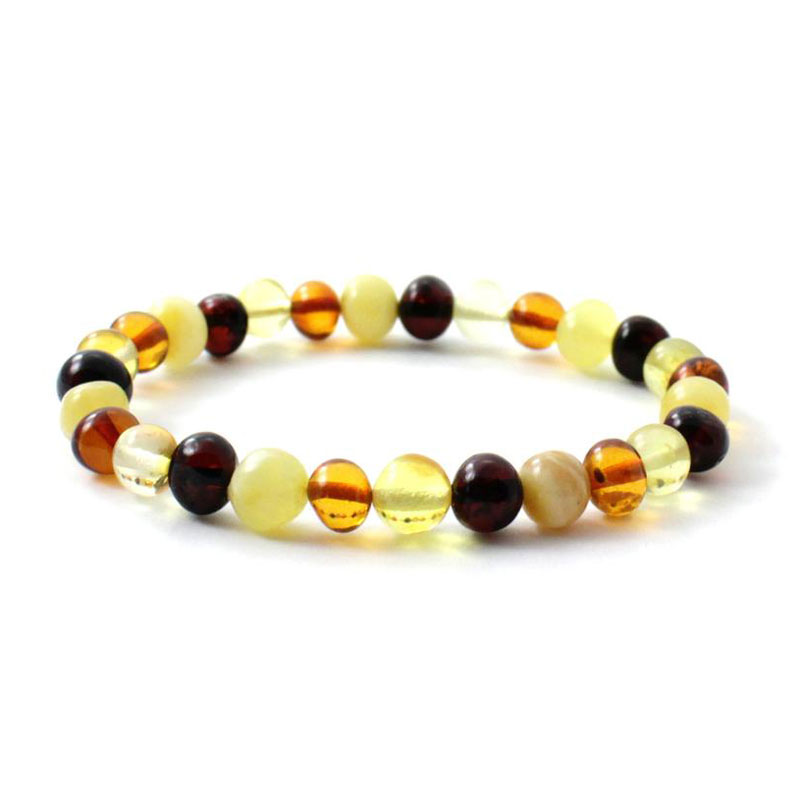 Details about   Baltic Amber small bracelet mixed color 