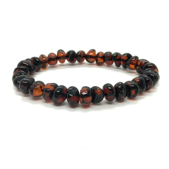 Black Cherry Amber Bracelet