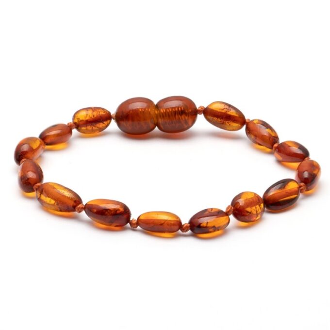 Cognac Amber Teething Bracelet