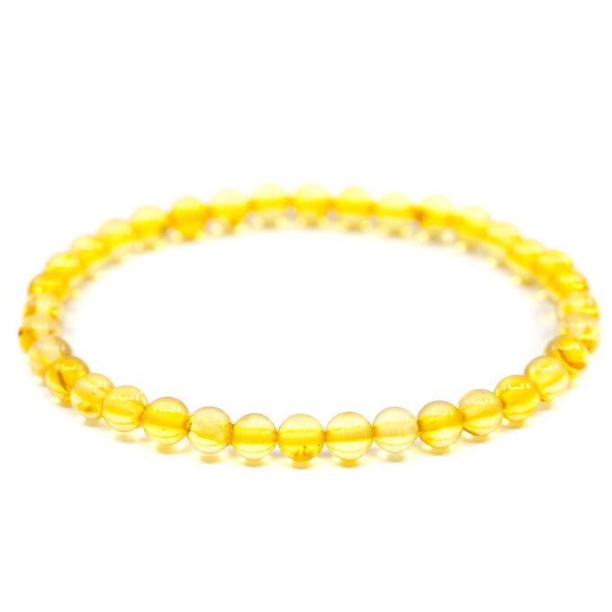 Pulsera de ámbar amarillo