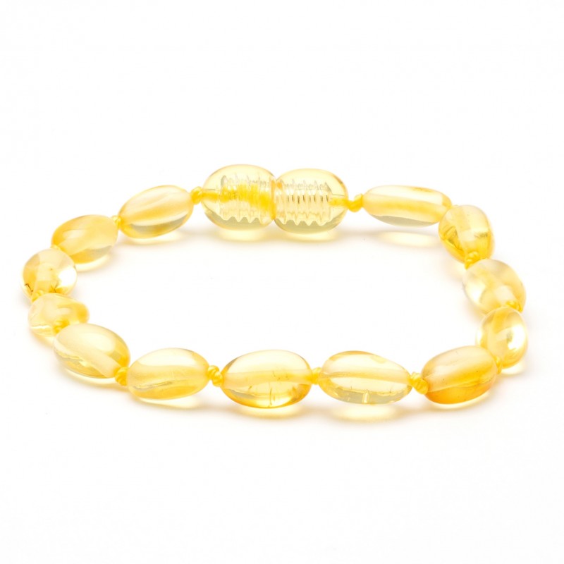 Lemon Amber Teething Bracelet
