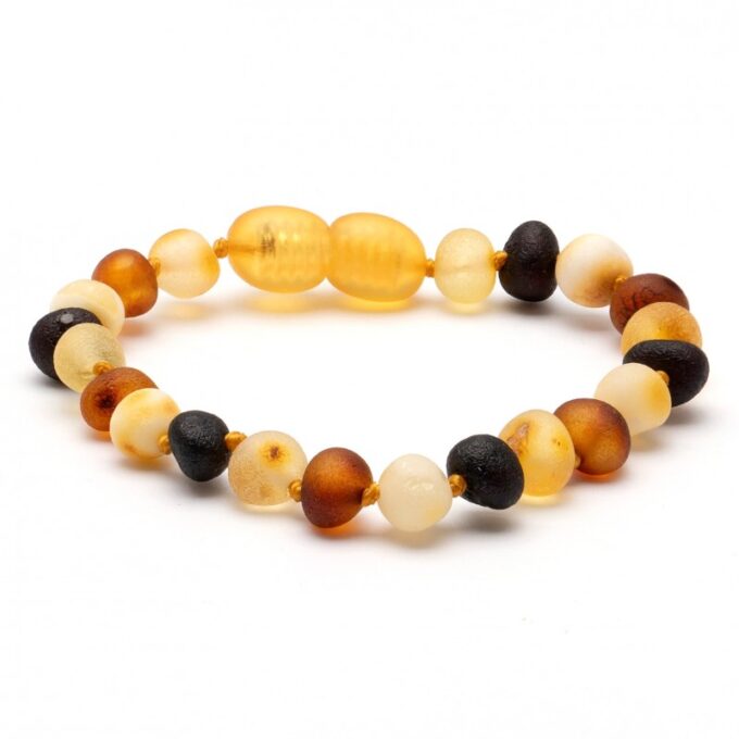 Raw Mixed Amber Teething Bracelet