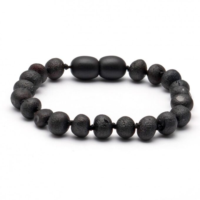 Raw Black Cherry Teething Bracelet