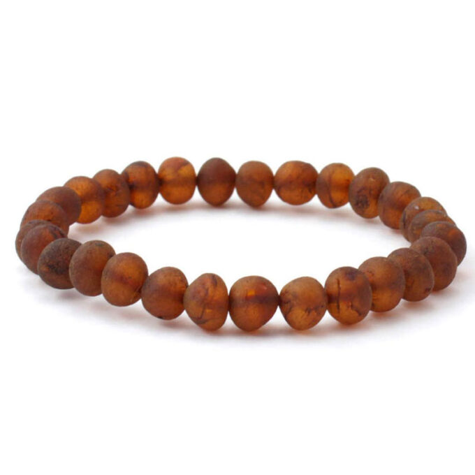 Raw Cognac Baroque Bracelet