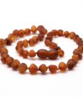 Raw Cognac Teething Necklace