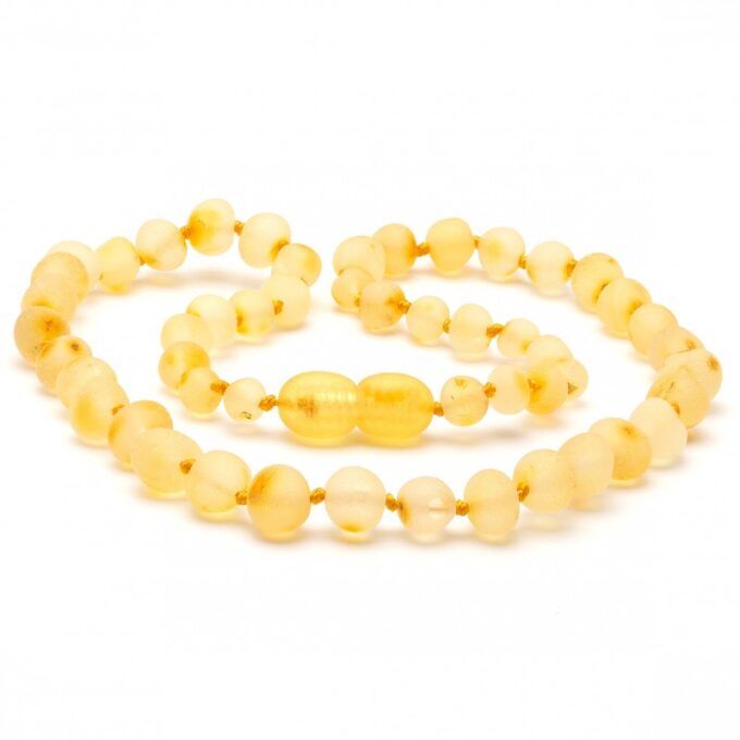 Raw Lemon Teething Necklace