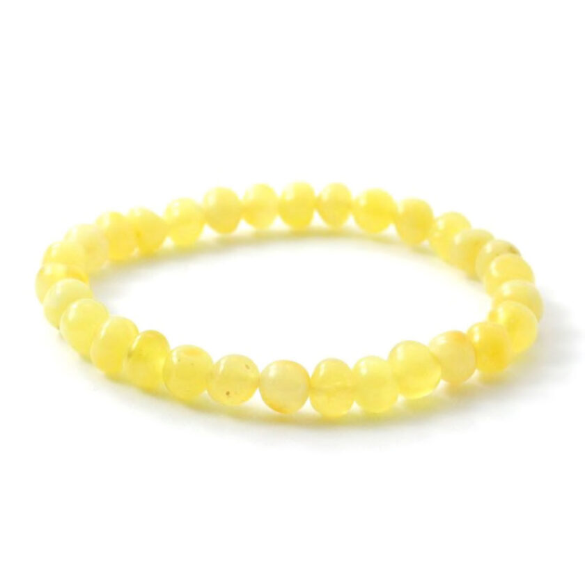 Milky Color Amber Bracelet