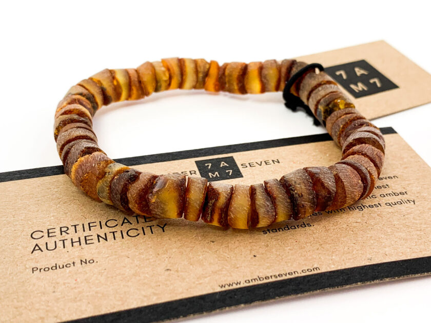 large amber healing bracelet