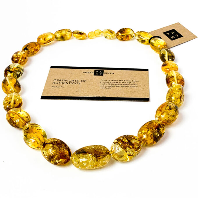 luxurious baltic amber necklace