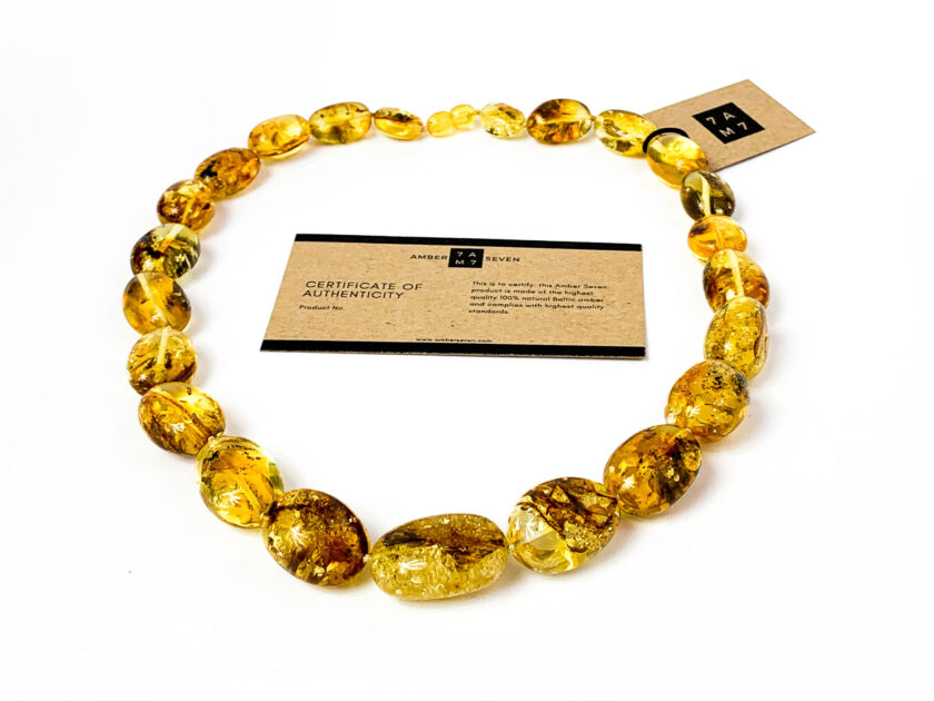 luxurious baltic amber necklace