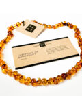 large amber beaded necklace