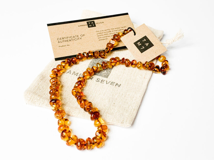 baroque amber large necklace