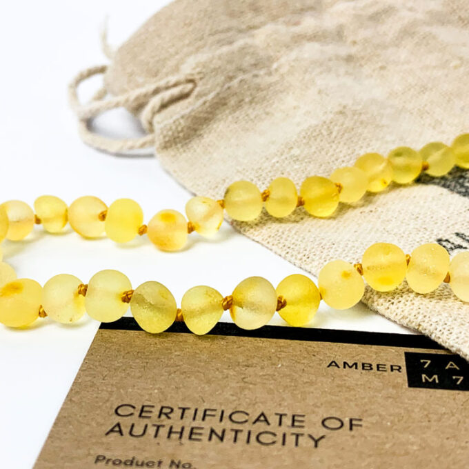yellow amber gemstone necklace
