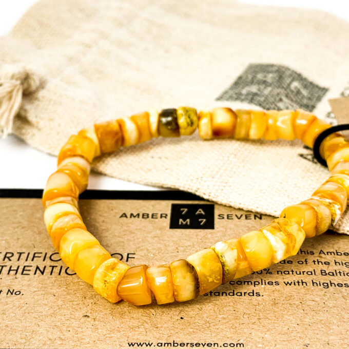 genuine butterscotch amber bracelet