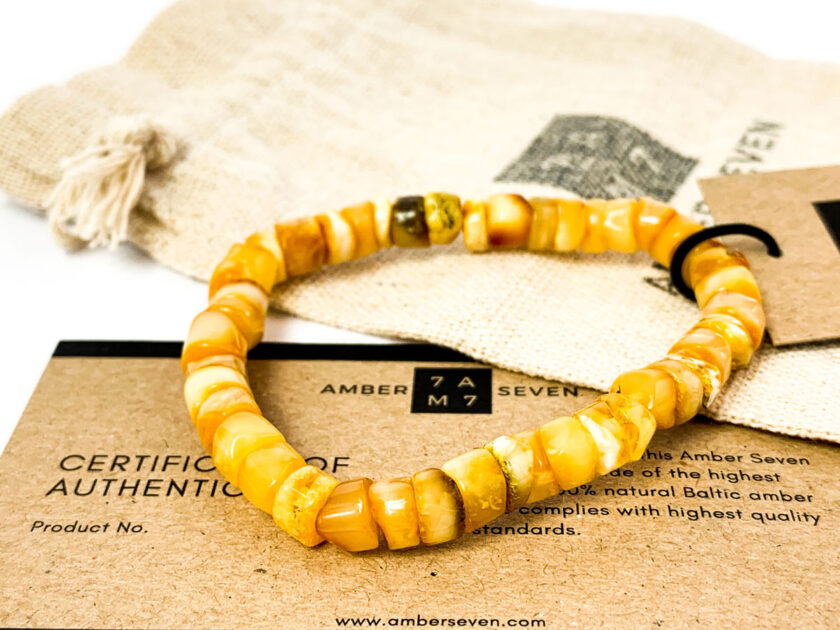 genuine butterscotch amber bracelet