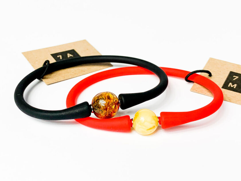 amber sphere bracelet