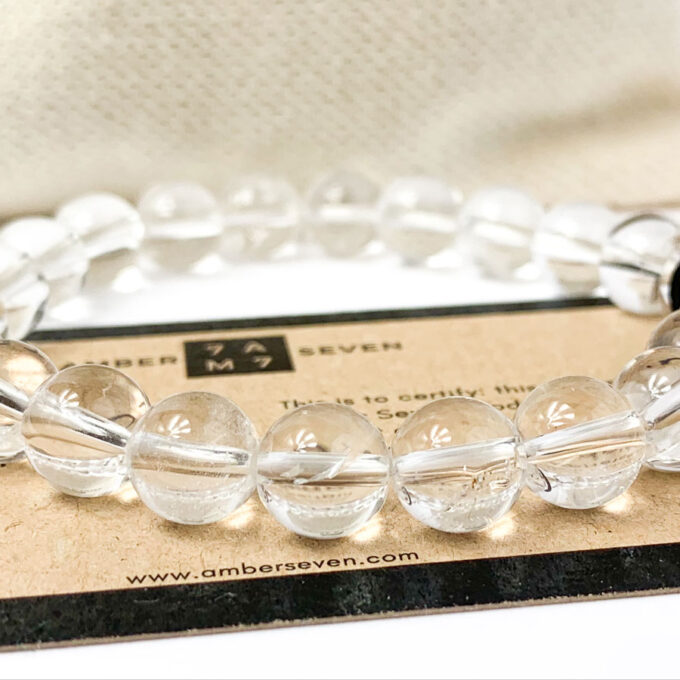 clear quartz bracelet