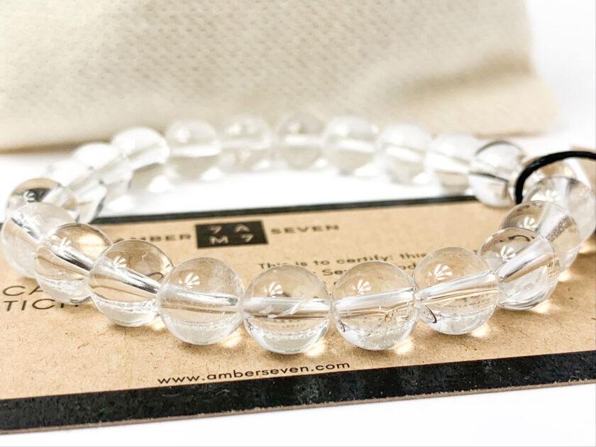 clear quartz bracelet