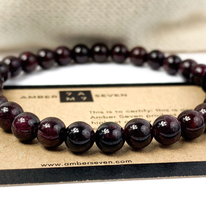 dark garnet bracelet