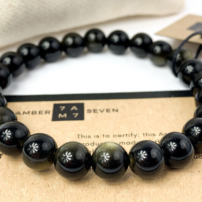 obsidian bracelet