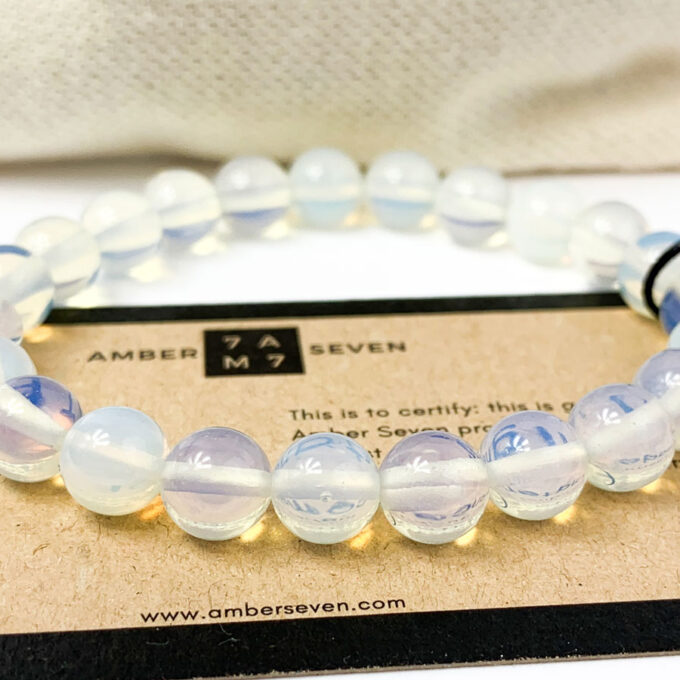 white opal bracelet