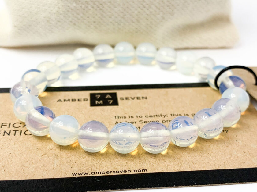 white opal bracelet