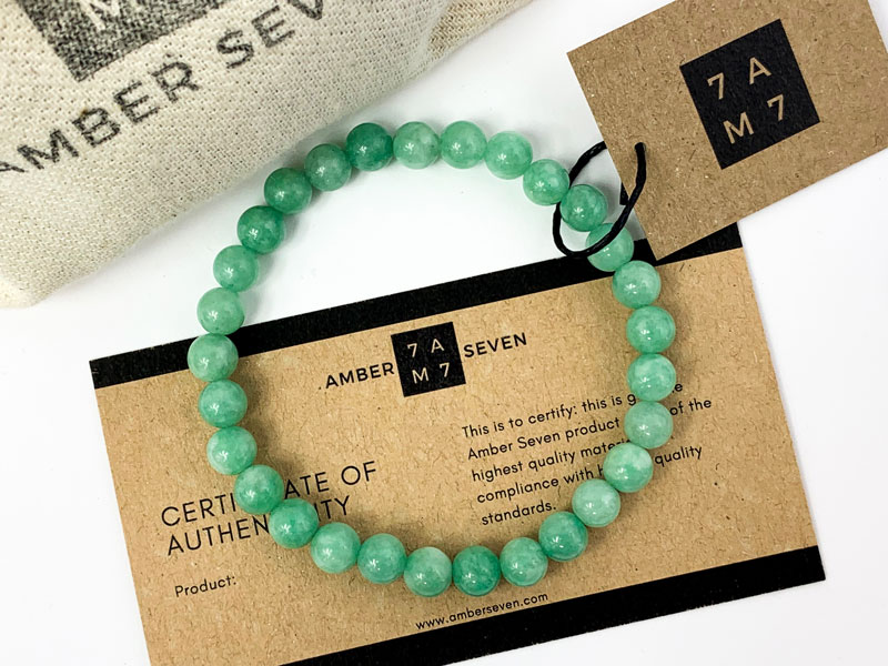green natural jade bracelet