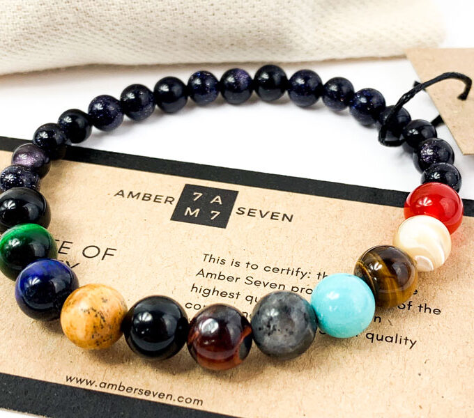 natural stone universe bracelet