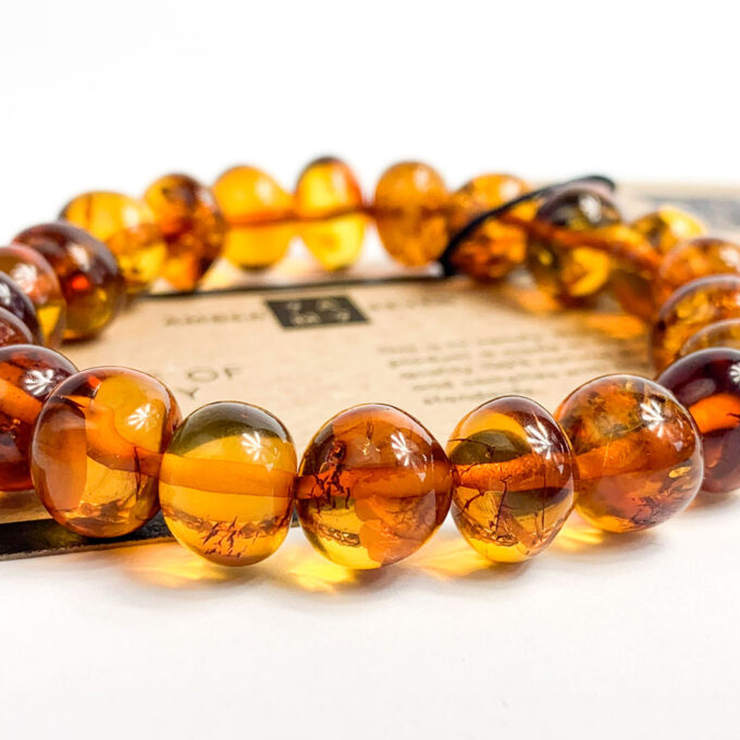 large amber bracelet