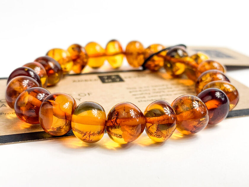 large amber bracelet