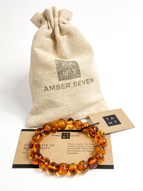 large amber bracelet gift for women wife mother
