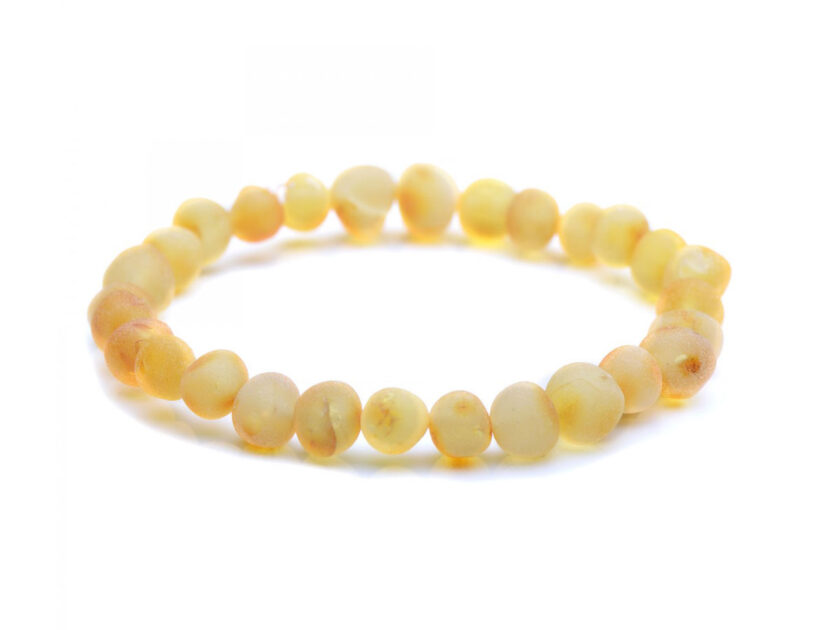 raw butterscotch amber bracelet