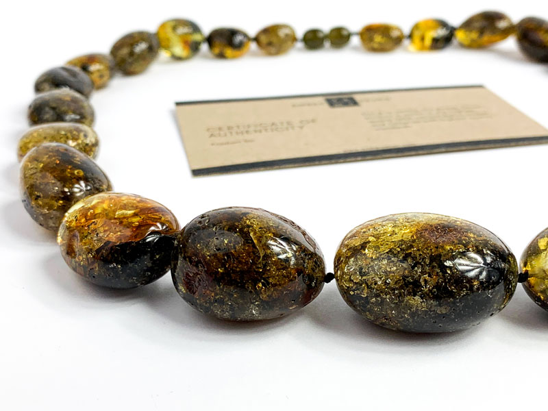 large amber beads