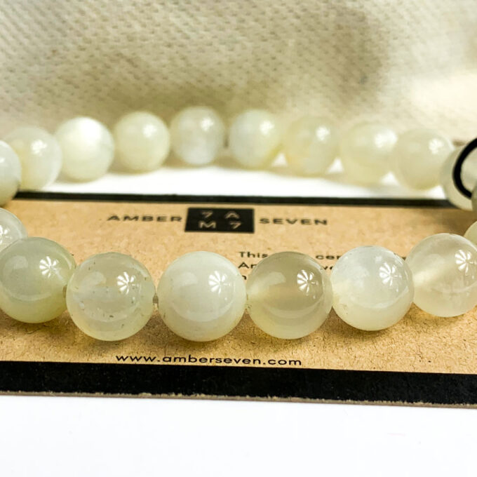 white moonstone bracelet