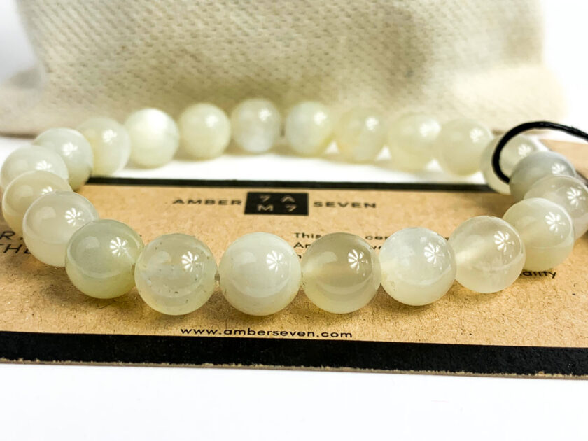 white moonstone bracelet