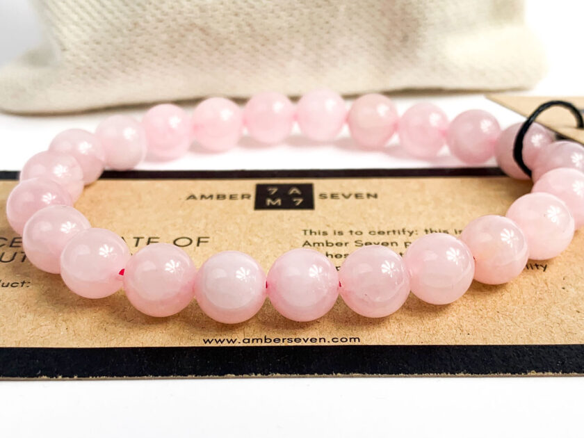 rose quartz bracelet