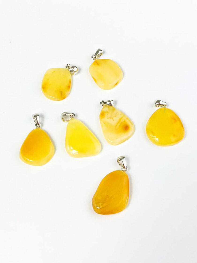 butterscotch amber pendants